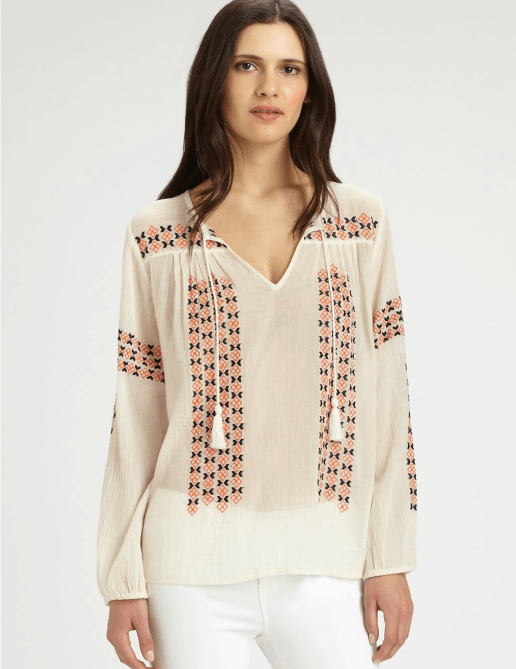 bohemian blouse