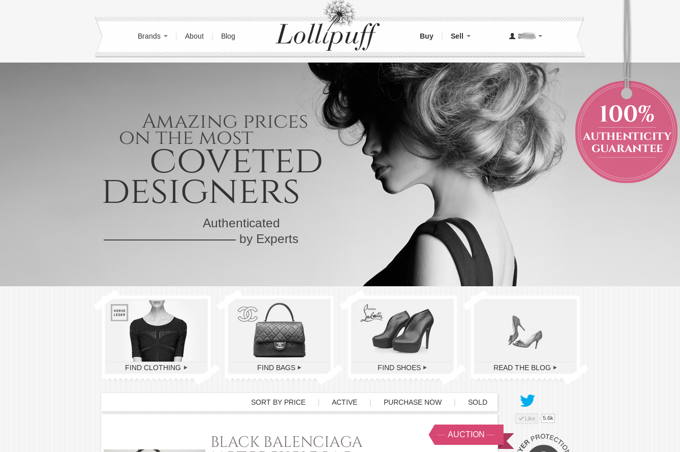 Lollipuff Online Designer Consignment Shopping