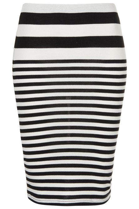 topshop stripe skirt