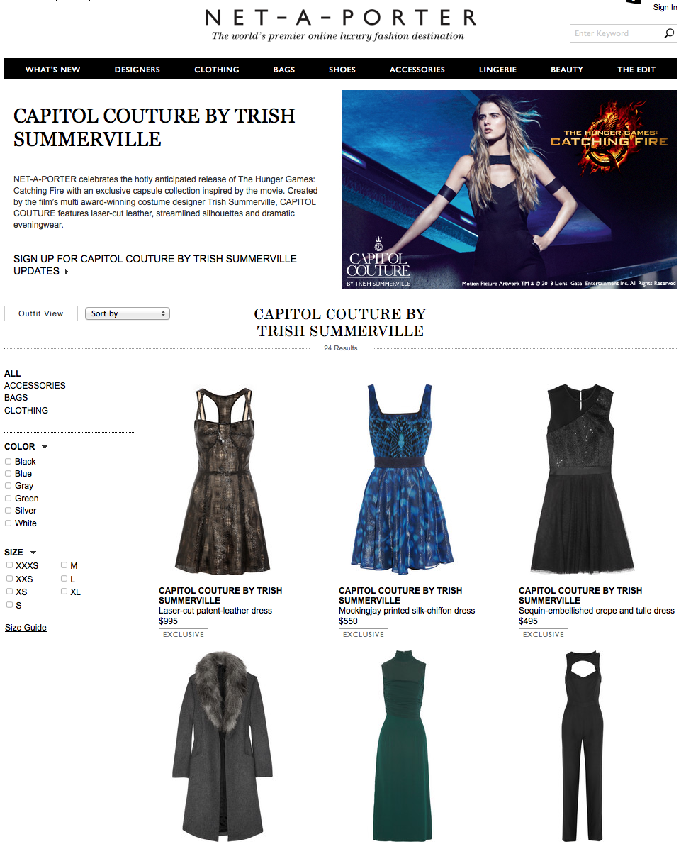 hunger games fashion