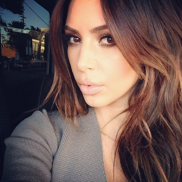 kim-k-brown=hair