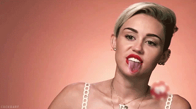 miley cyrus tongue