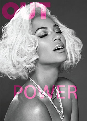 beyonce out magazine  cover