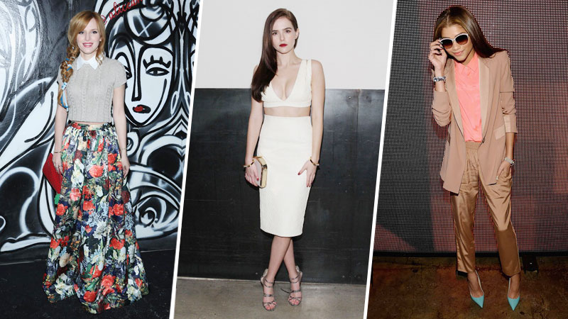 Fashion and Teens: Zendaya Coleman, Bella Thorne, and Zoey Deutch