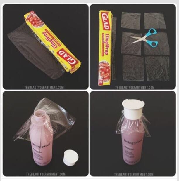 travel tip: duct tape or cling wrap bottles of shampoo, conditioner, and lotion. This way you'll be protected from accidental spills while travelling