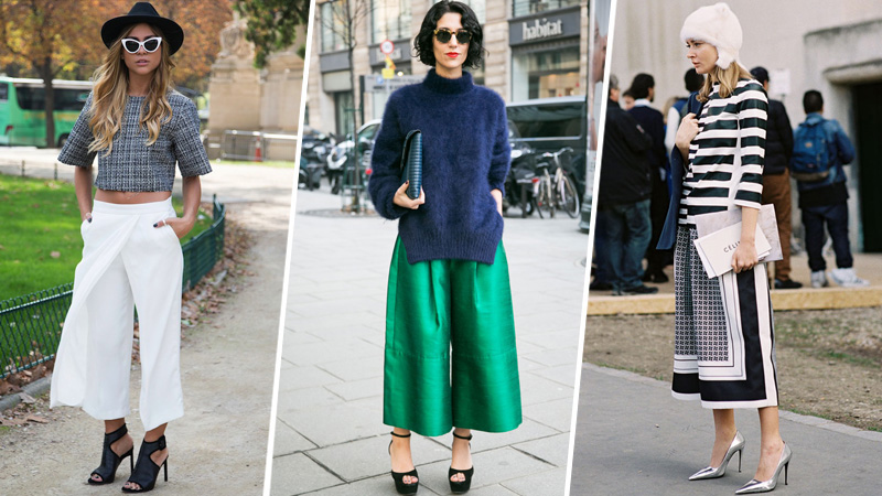 how to wear culottes trend