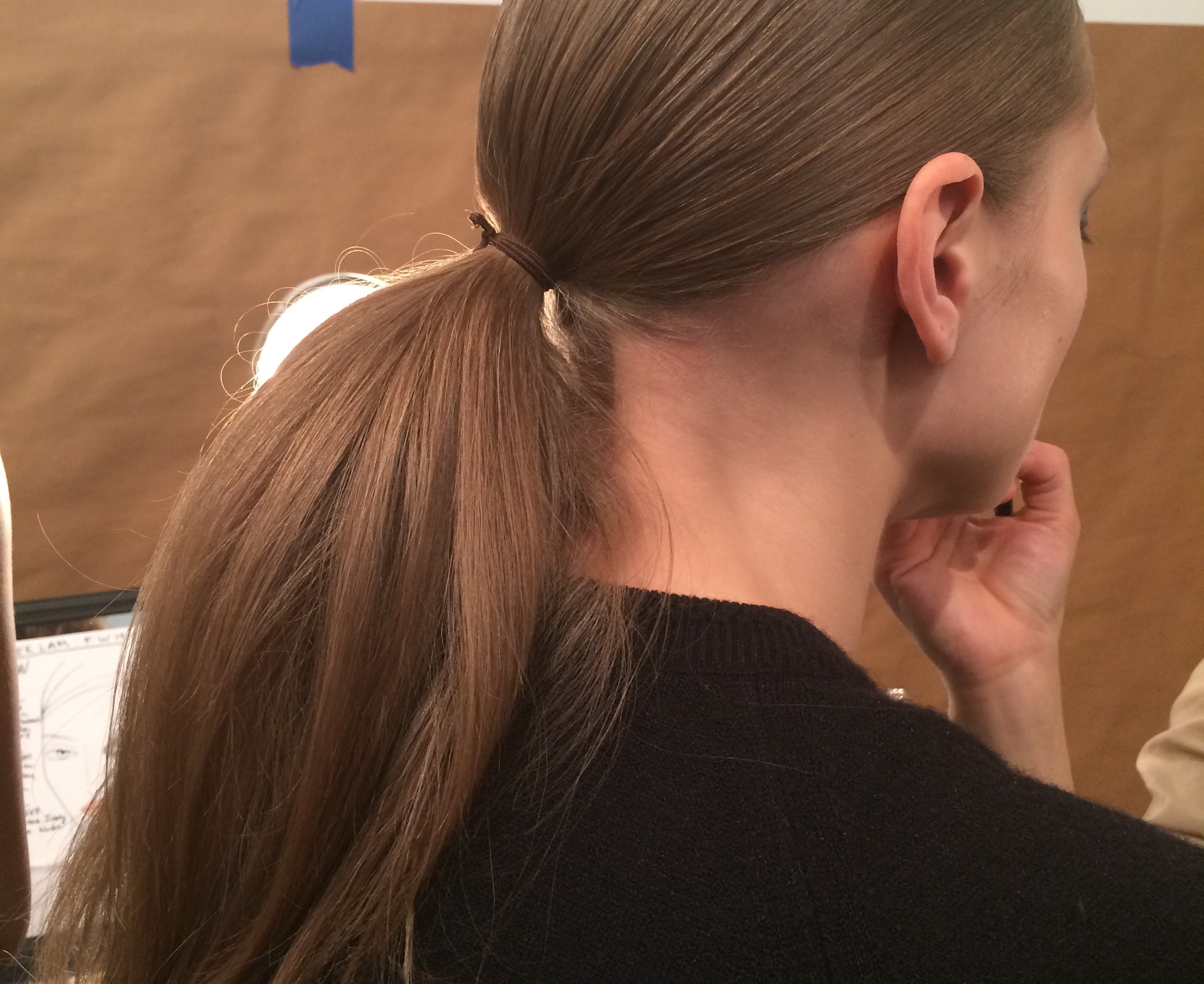 Beauty Talk With DJ Chelsea Leyland Backstage at DKNY