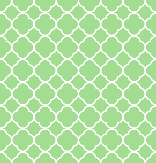 quatrefoil-pattern-background-green