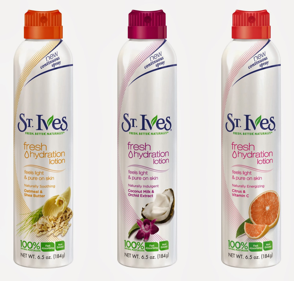 St. Ives Lotion Spray Product Review