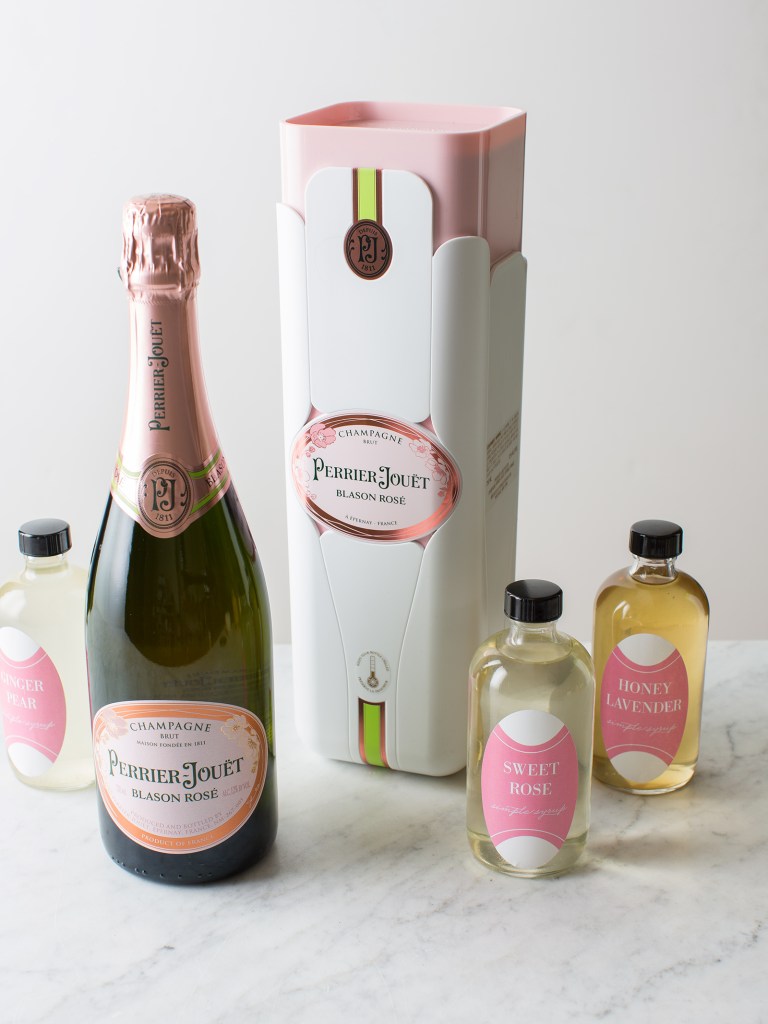 how to make champagne syrup