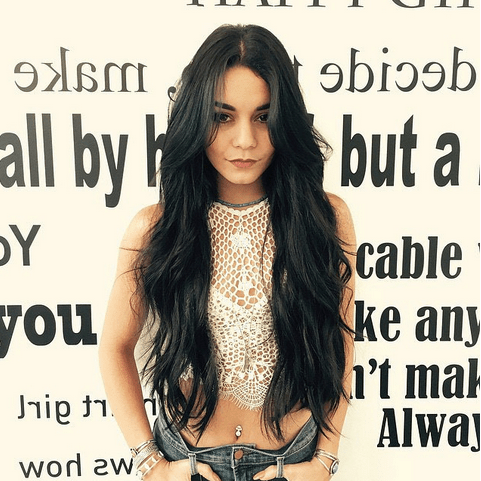 Vanessa Hudgens long hair