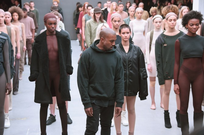 Kanye West Adidas Fashion Week