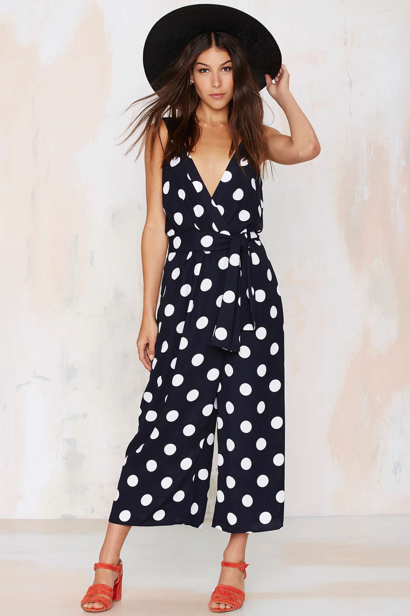 The Fifth Poetry in Motion Plunging Jumpsuit