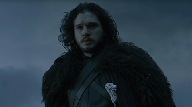 jon snow game of thrones season 6