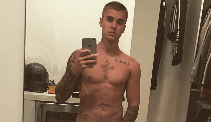 Justin Bieber Is Basically Naked in New Instagram Selfie