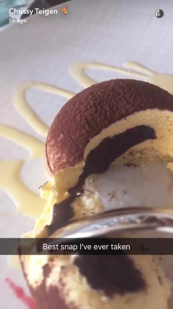 Snapchat/Chrissy Teigen