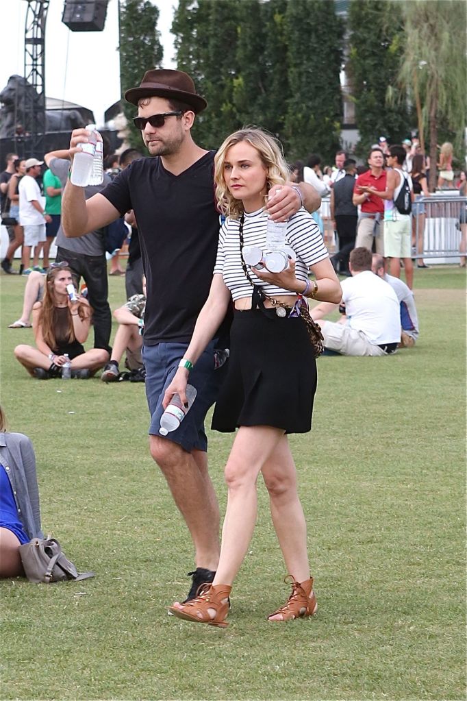 Diane kruger , Joshua Jackson stay Hydrated at Coachella Featuring: Diane Kruger,Joshua jackson Where: Los Angeles, California, United States When: 19 Apr 2014 Credit: WENN.com