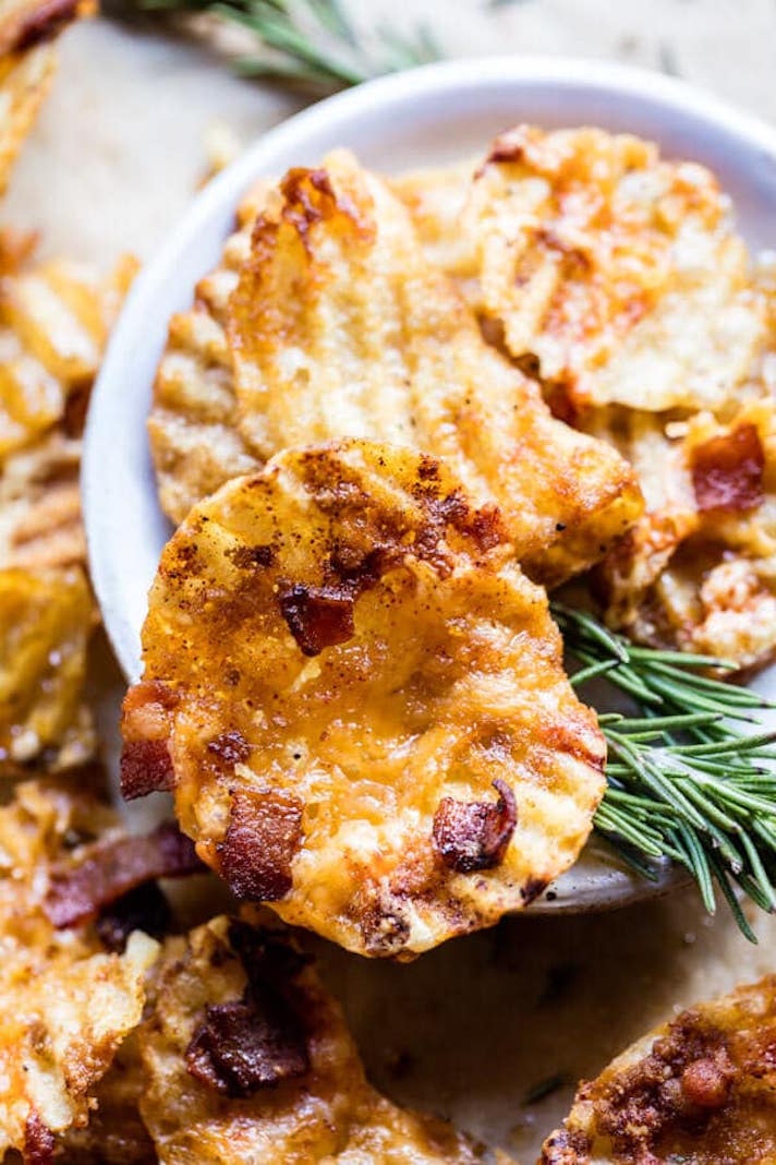 STYLECASTER | 25 Festive Recipes That Will Impress Your Friends on New Year’s Eve | Cheesy Bacon Holiday Crack