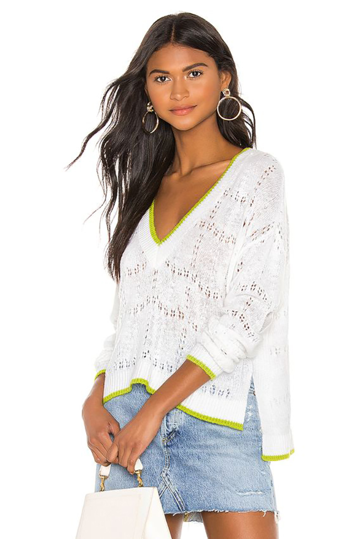 STYLECASTER | Summer Sweaters to Shop, Because Warm-Weather Coziness Is Definitely a Thing