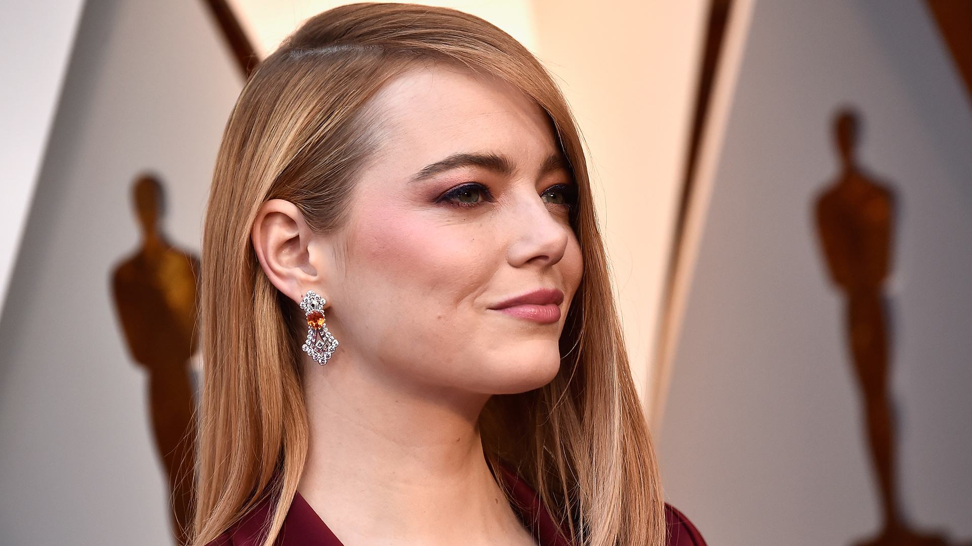 Emma Stone at the 2018 Oscars