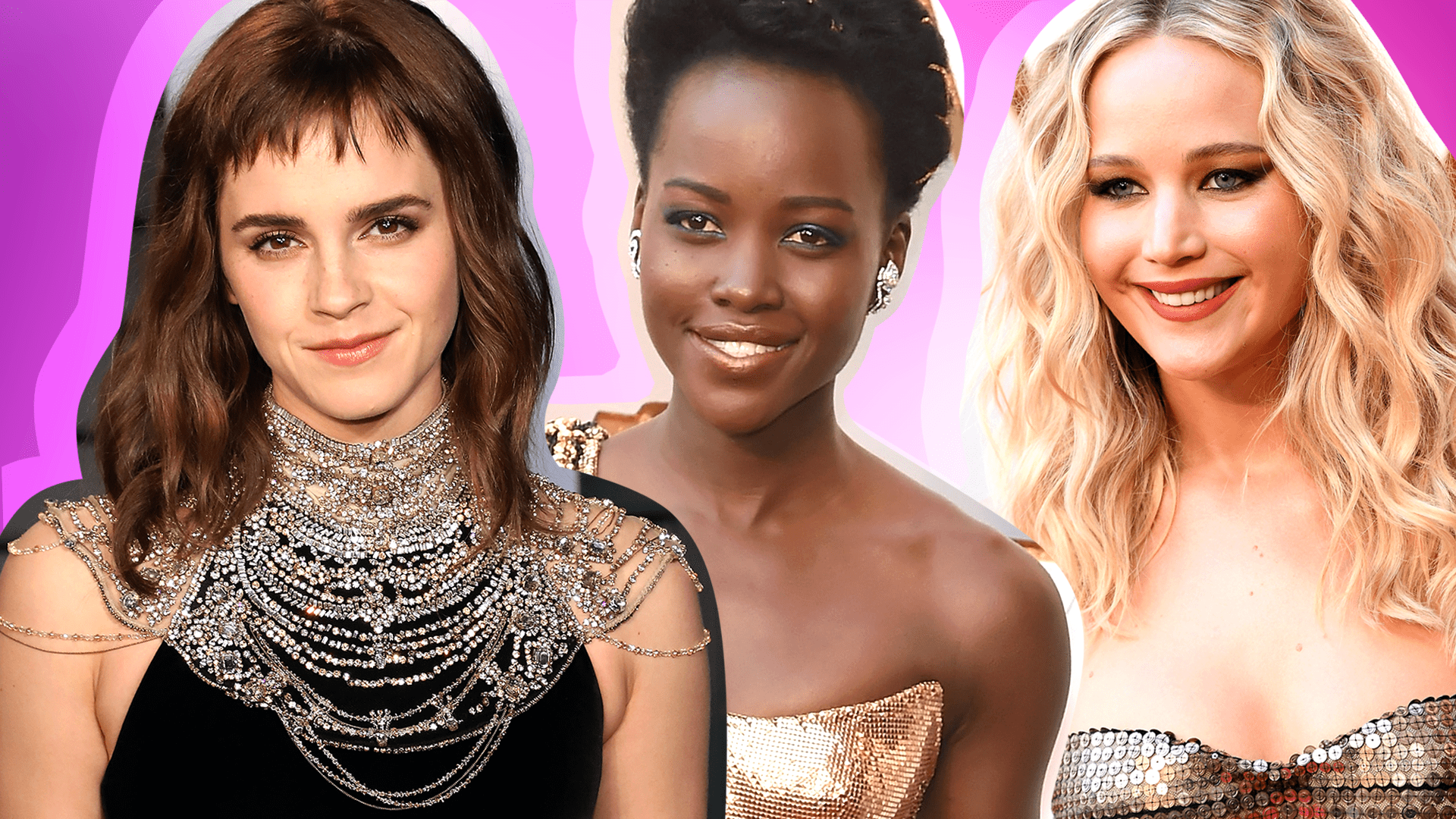 Emma Watson, Lupita Nyong'o, Jennifer Lawrence