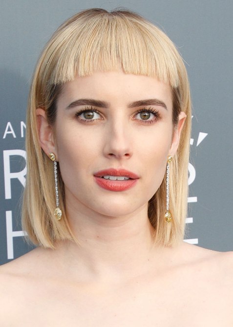 blunt-haircuts-emma-roberts