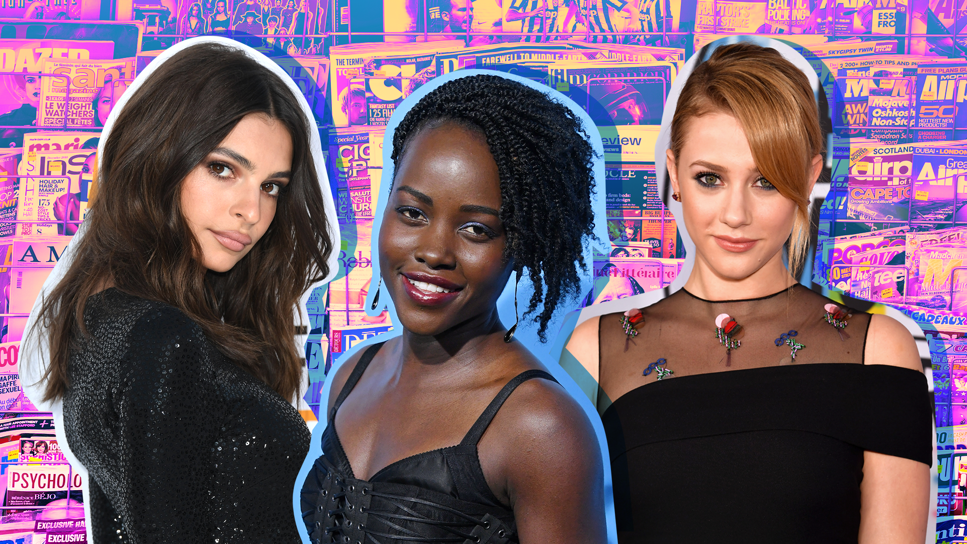 Emily Ratajkowski, Lupita Nyong'o, Lili Reinhart