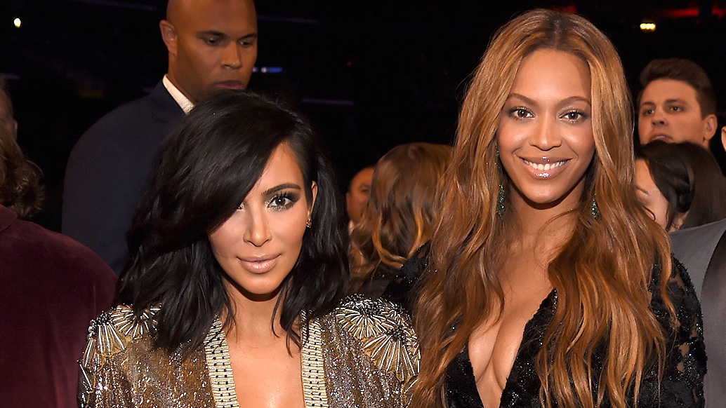 Kim Kardashian and Beyonce