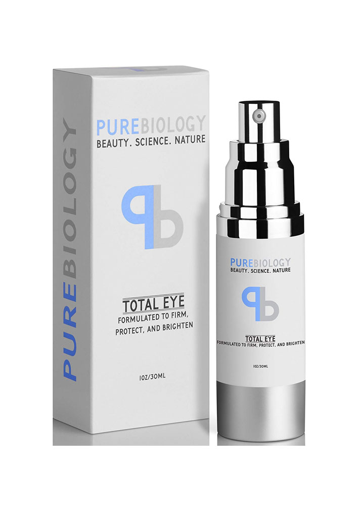 STYLECASTER | Best-Selling Skin Care on Amazon in 2017 | Pure Biology “Total Eye” Anti Aging Eye Cream