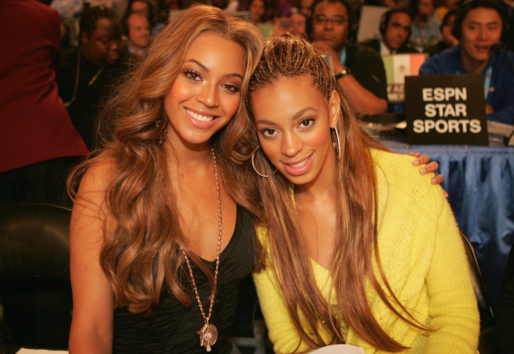Beyonce and Solange