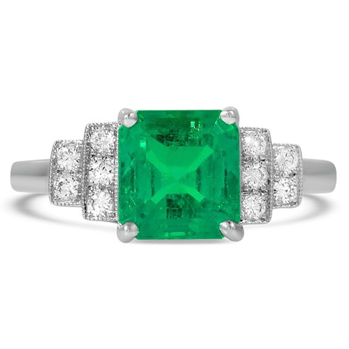 STYLECASTER | 57 Art Deco Engagement Rings So Stunning They Belong in Museums