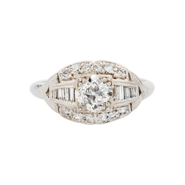 STYLECASTER | 57 Art Deco Engagement Rings So Stunning They Belong in Museums