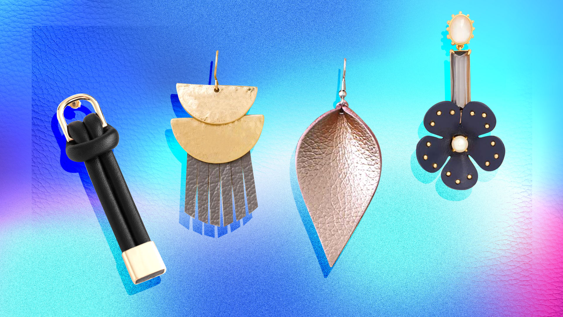 Leather Earrings Are the Latest in Fall Jewelry Trends