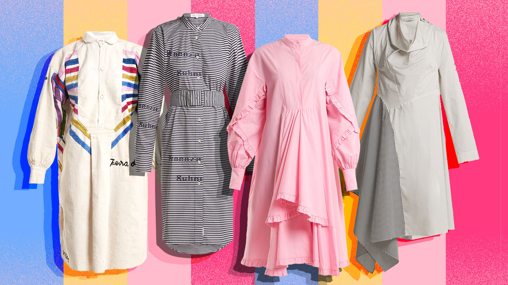 This Season's Shirtdresses Are Anything but Ordinary