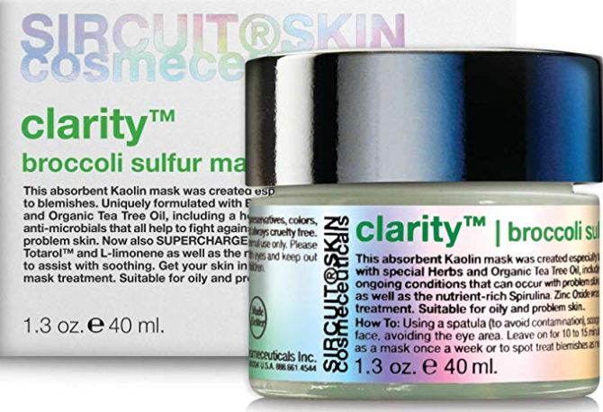 Sircuit Skin Clarity Broccoli Sulfur Mask Amazon