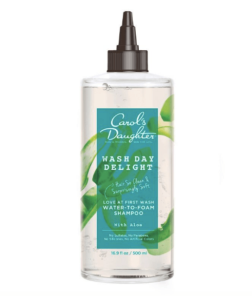 Carol's Daughter Wash Day Delight Water-to-Foam Sulfate Free Vegan Shampoo with Aloe for Curly Hair
