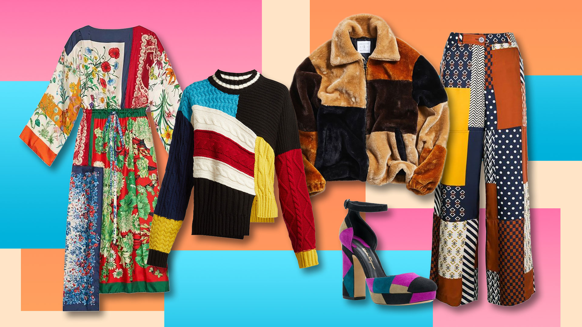 2019's Patchwork Trend Means Clothing Goes Maximal