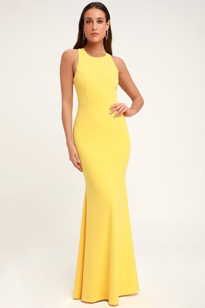 STYLECASTER | Yellow Bridesmaid Dresses Are Statement-Making Without Looking Over-the-Top