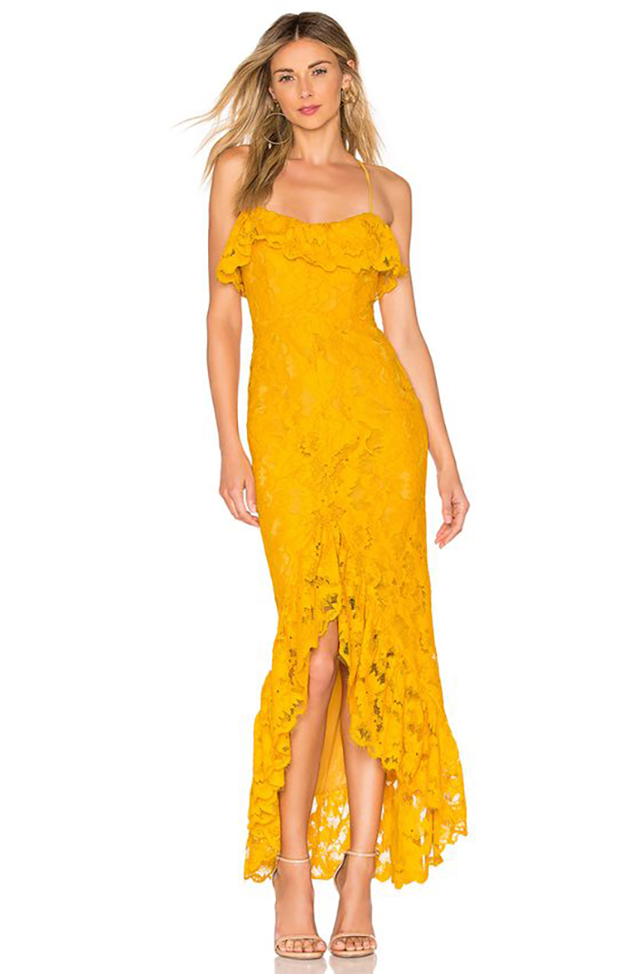 STYLECASTER | Yellow Bridesmaid Dresses Are Statement-Making Without Looking Over-the-Top