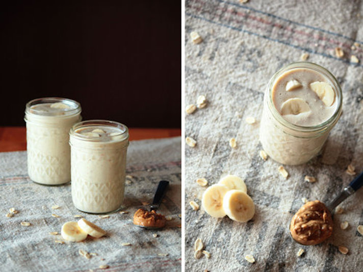 STYLECASTER | 17 High-Protein Smoothies With No Protein Powder | Banana-Peanut Butter Protein Smoothie