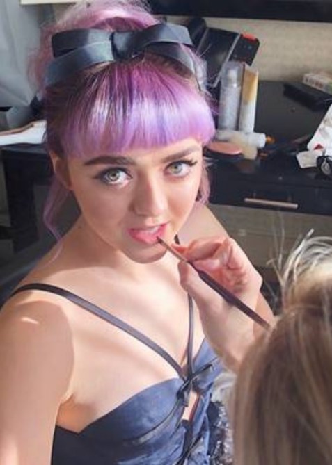 maisie willaims got makeup
