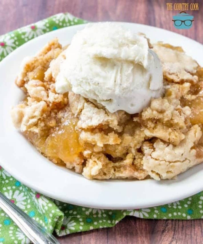 STYLECASTER | Slow-Cooker Cake Is the Summer Dessert You Didn't Know You Needed | Apple Dump Cake