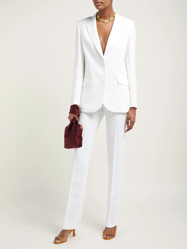 STYLECASTER | Bridal Power Suits Fit for Any City Hall Wedding