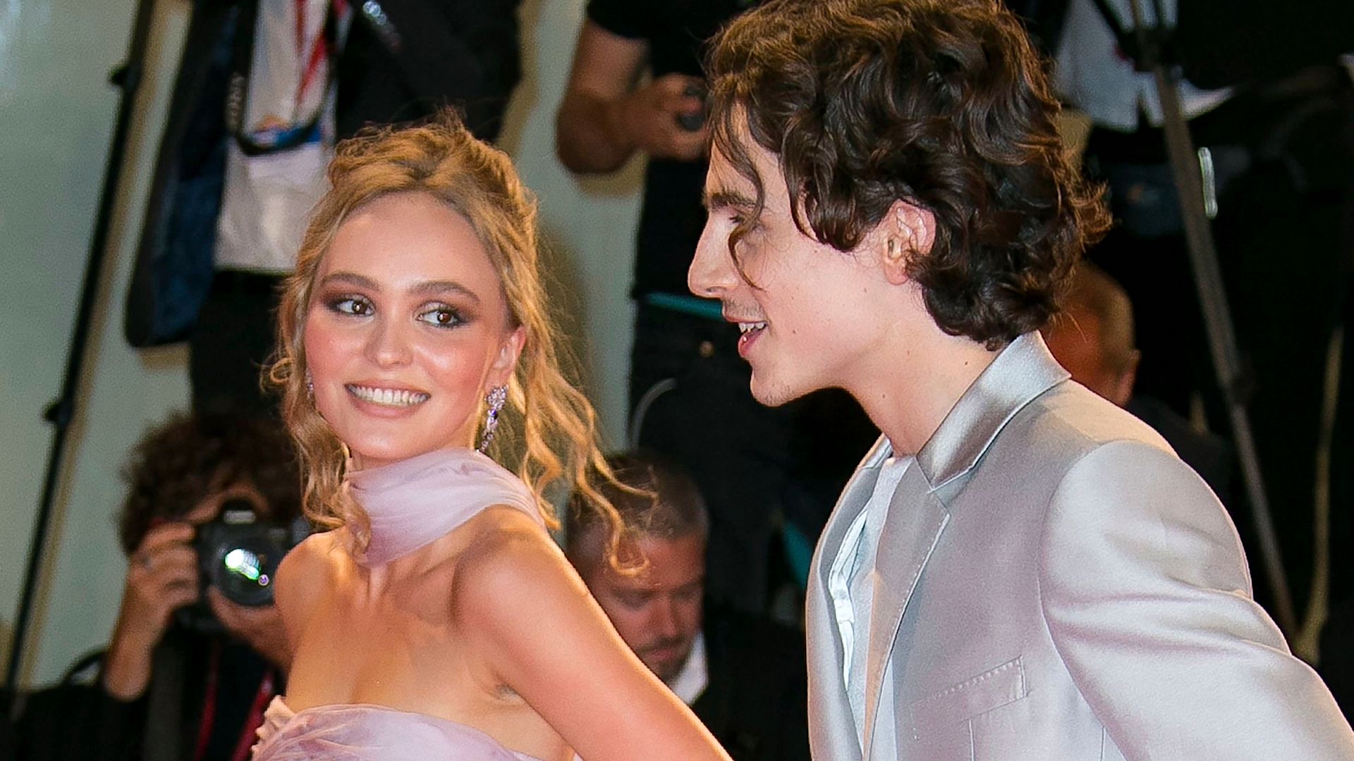 TImothee Chalamet and Lily-Rose Depp