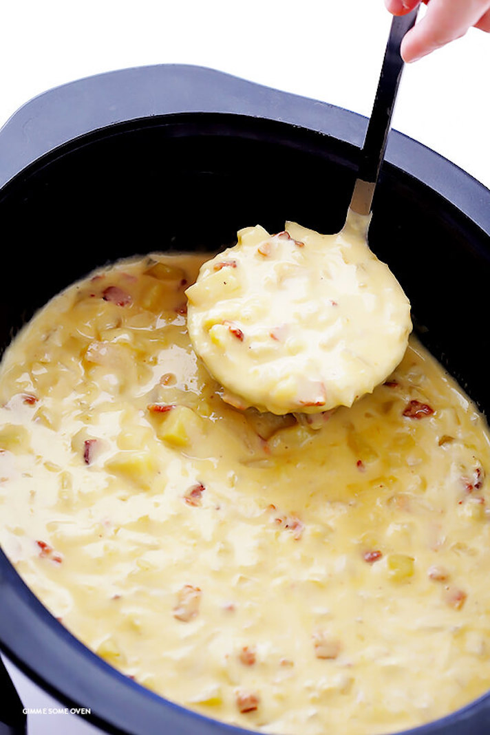 STYLECASTER | 17 Slow-Cooker Recipes That Are Perfect For Sick Days | Potato Soup