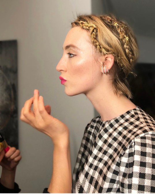 Saoirse Ronan braids