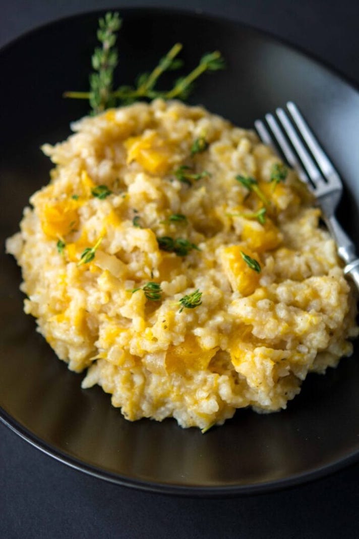 STYLECASTER | 15 Slow-Cooker Butternut Squash Recipes To Try This Fall | Butternut Squash Risotto
