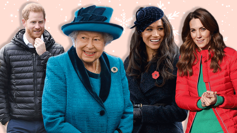 Prince Harry, Queen Elizabeth, Meghan Markle, Kate Middleton
