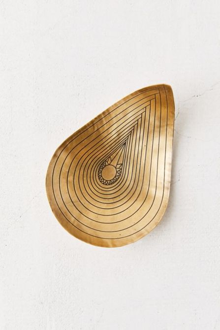 STYLECASTER | home office decor trends brass