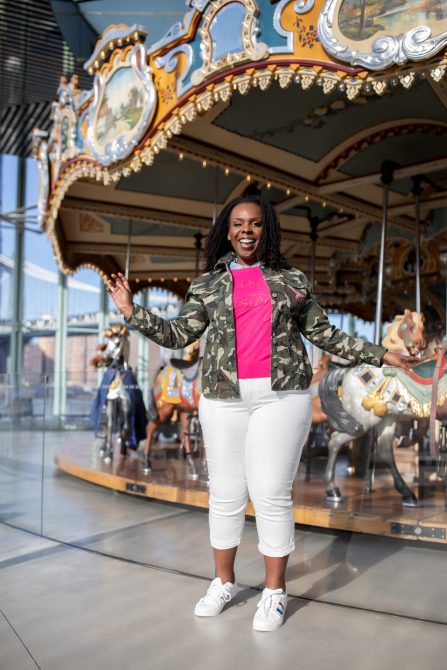 cropped jeans cece olisa